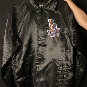 Men’s Starter LA windbreaker jacket.